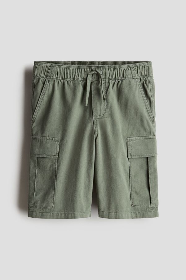 Bermudas de sarga estilo cargo