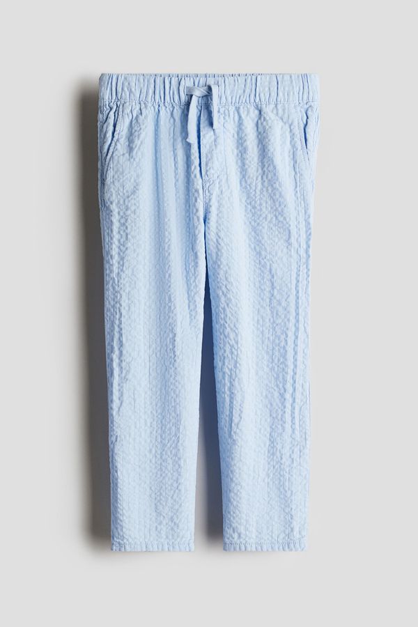 Pantalón en sirsaca de algodón