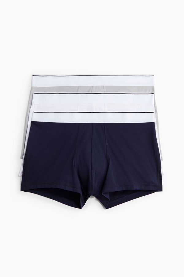 Pack de 3 calzoncillos trunk cortos con Lycra®