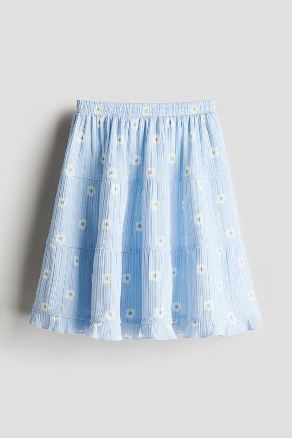 Falda estampada en pointelle