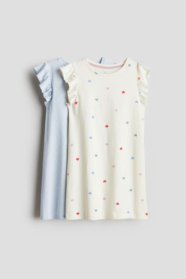 Pack de 2 camisones de algodón