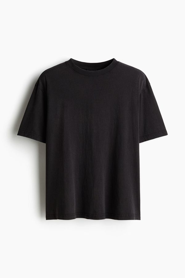 Camiseta con efecto lavado Loose Fit