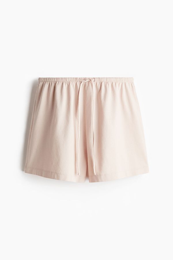 Pantalón corto de algodón con cordón de ajuste