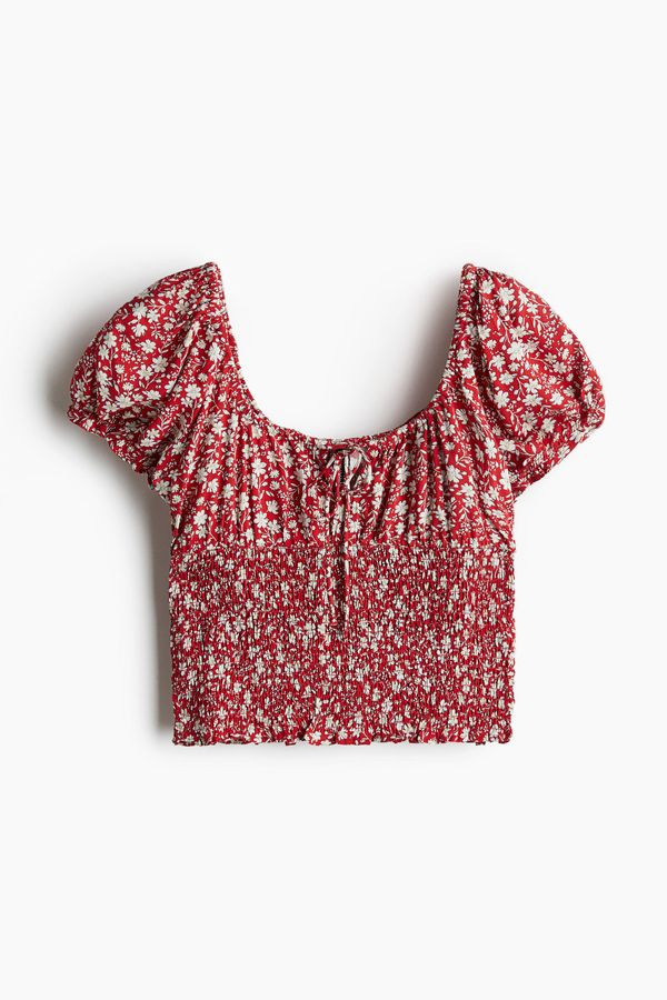Blusa fruncida de viscosa