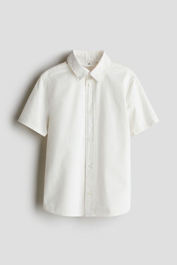 Camisa de manga corta en algodón
