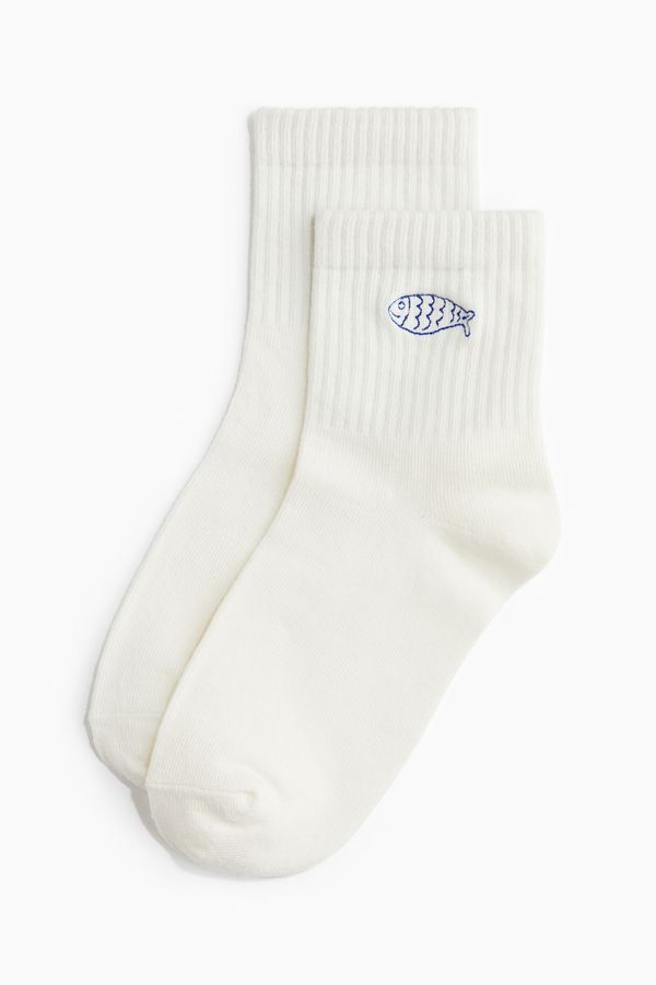 Calcetines con motivo estampado