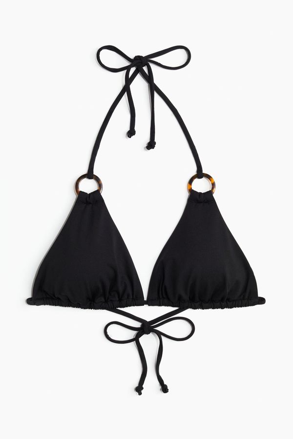 Top de bikini de triángulo con relleno