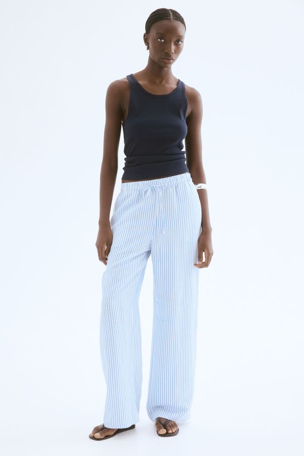 Pantalón en mezcla de lino