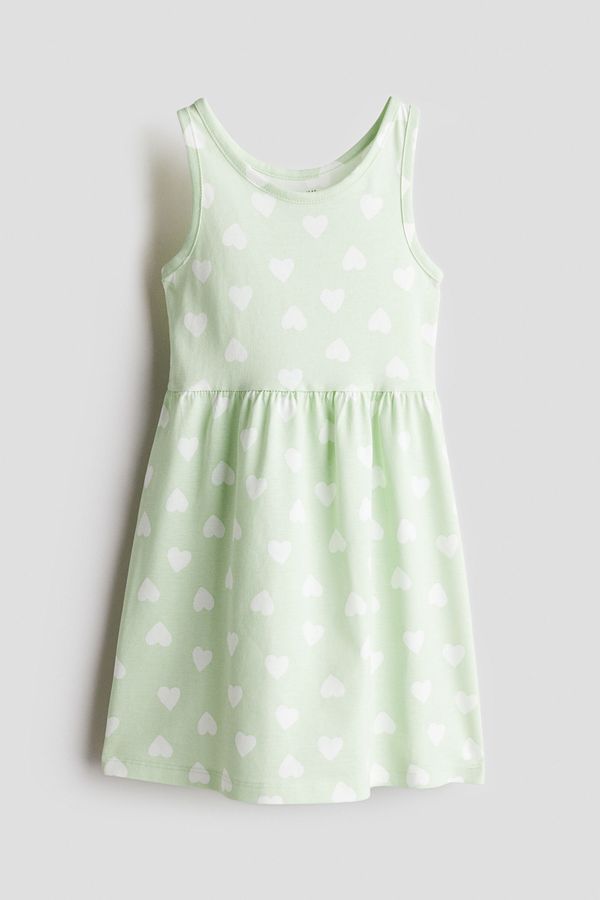 Vestido estampado de algodón