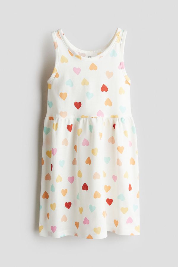 Vestido estampado de algodón