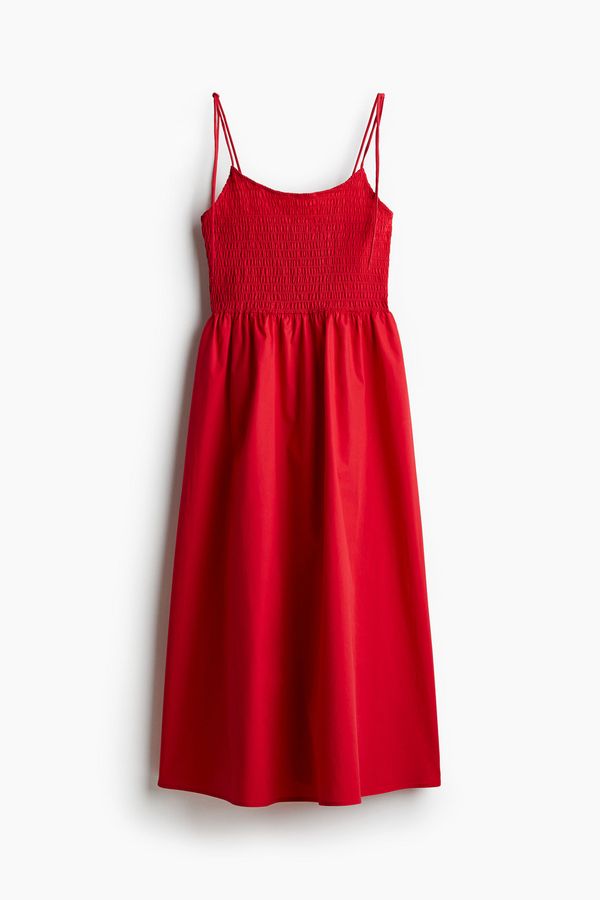 Vestido nido de abeja con tirantes de lazo