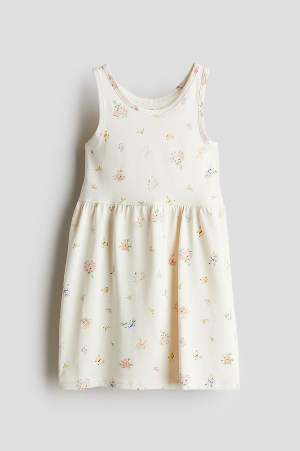 Vestido estampado de algodón