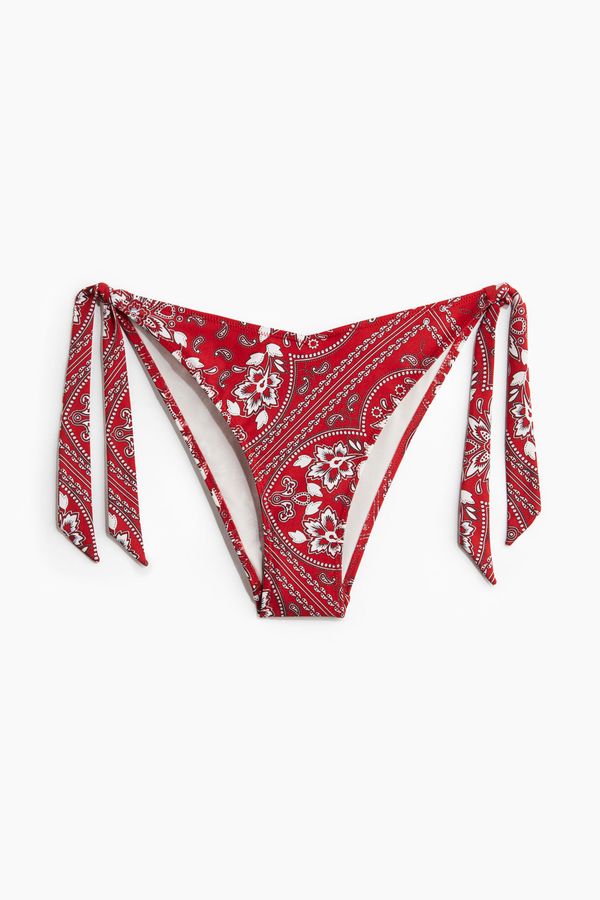 Tie tanga bikini bottoms