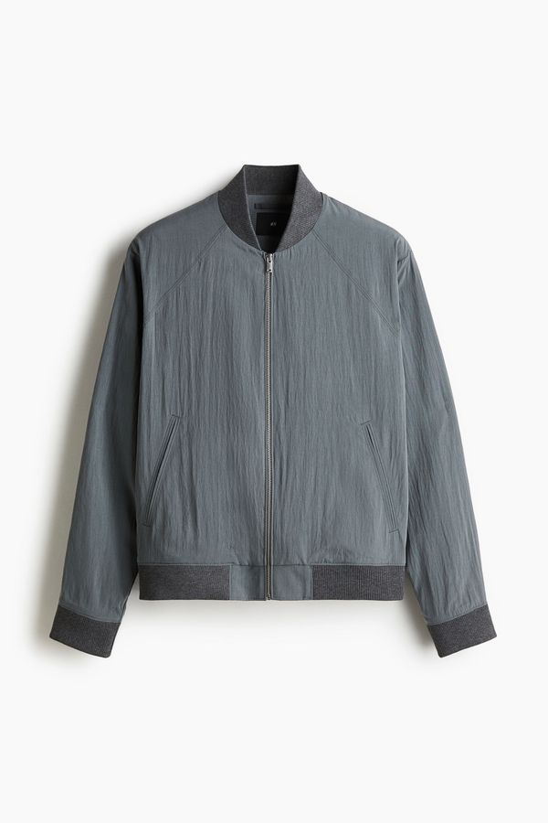 Cazadora bomber en mezcla de lyocell Regular Fit