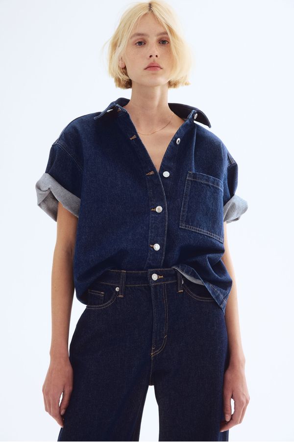 Camisa denim oversize