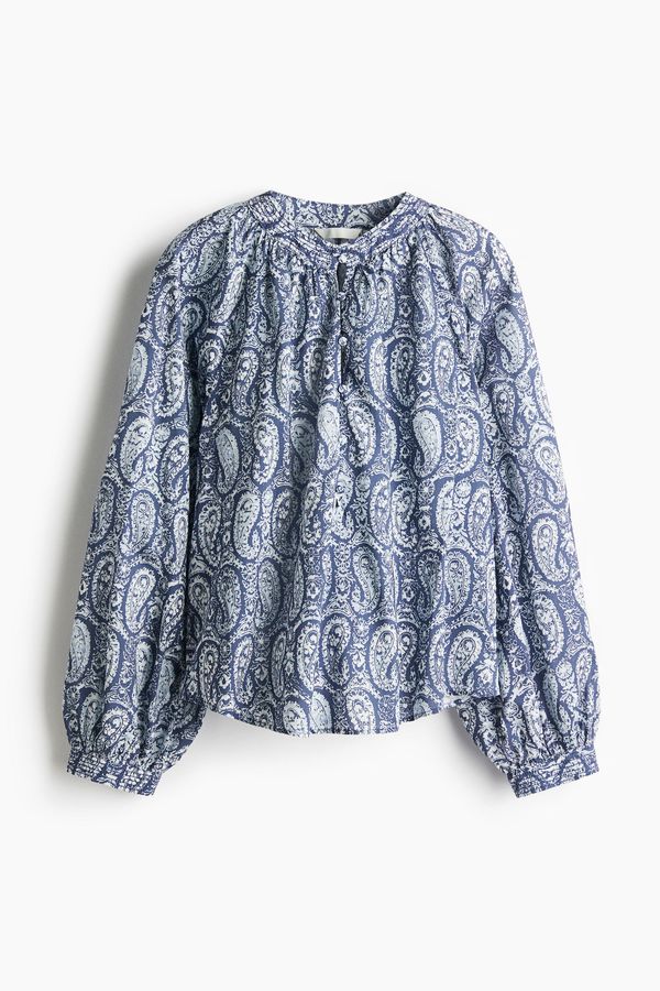 Blusa con cuello mao