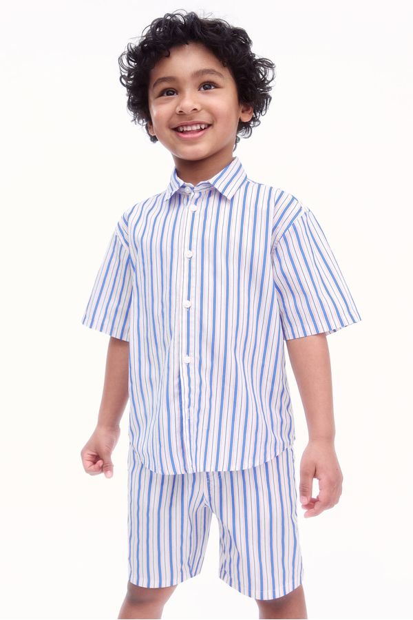 Camisa en popelina de algodón