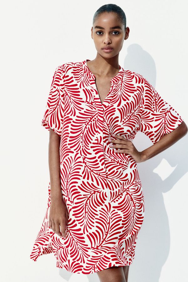 Vestido túnica de viscosa