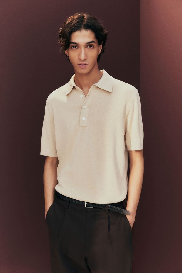 Polo en punto fino Regular Fit