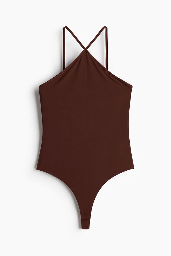 Body tanga en tejido crepé