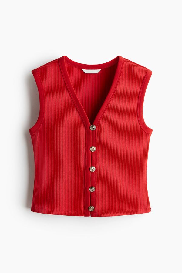 Jersey chaleco con botones