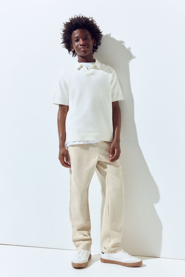 Pantalón en mezcla de lino