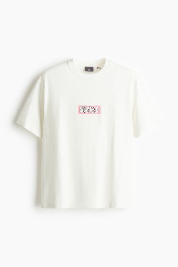 Camiseta con motivo estampado Loose Fit