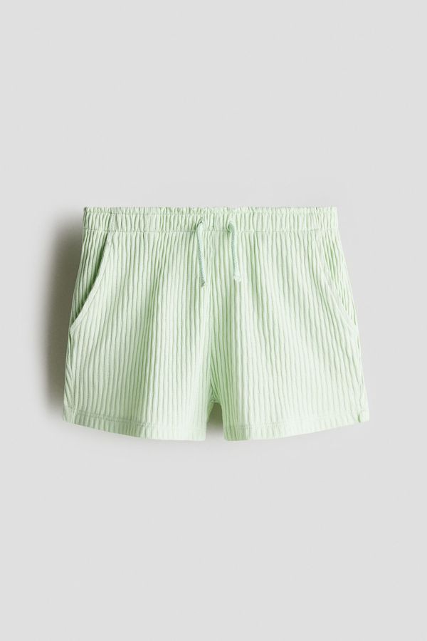 Pantalón corto en punto pointelle