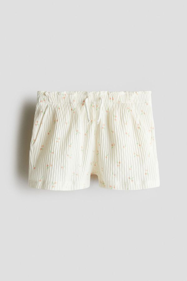 Pantalón corto en punto pointelle