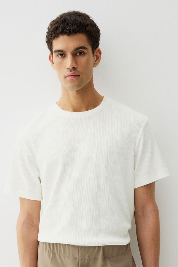 Camiseta texturizada Regular Fit