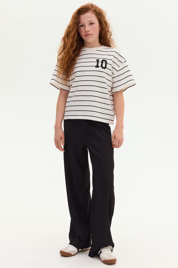 Pantalón de punto con textura