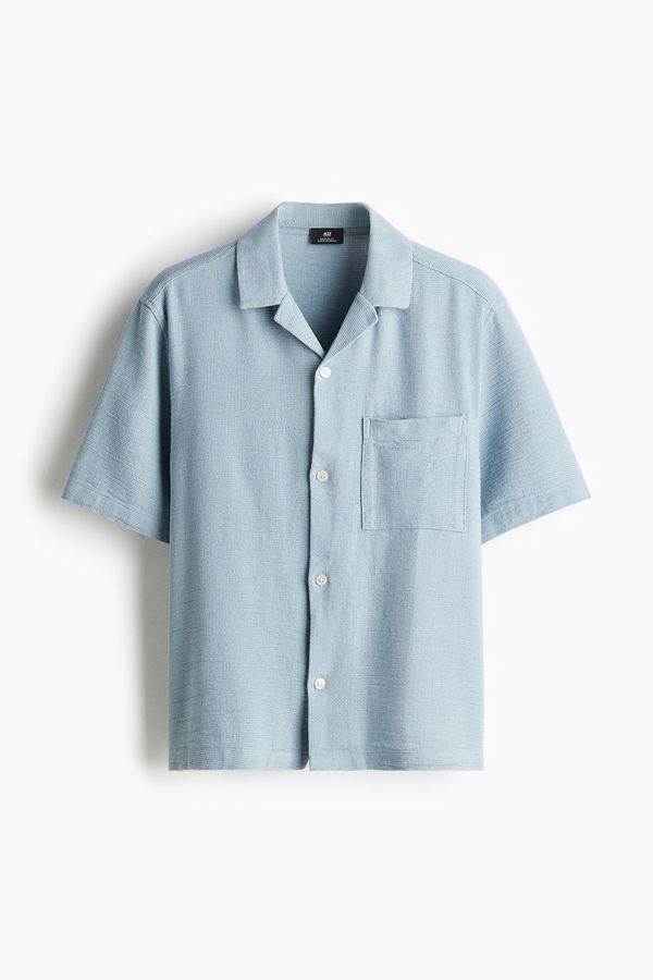Camisa resort con textura Regular Fit