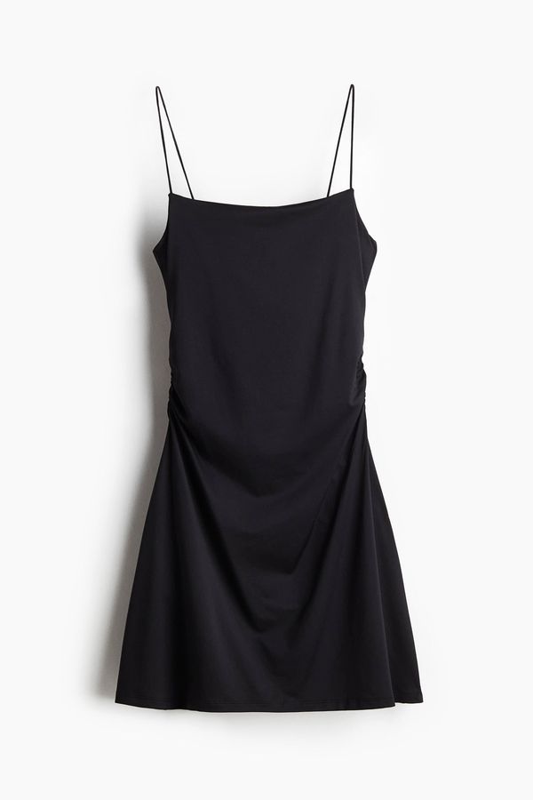Vestido lencero drapeado