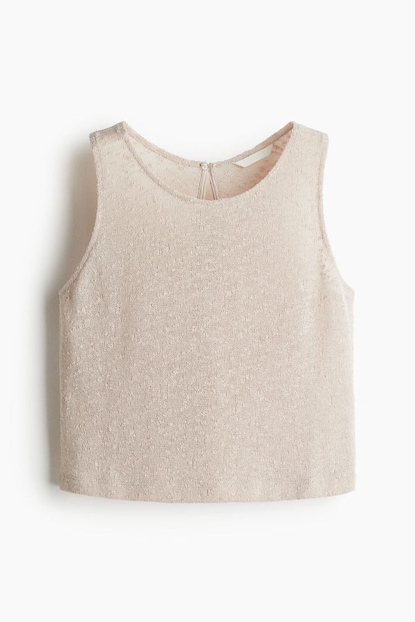 Top en punto con textura