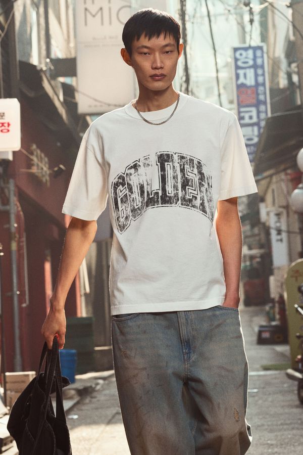 Camiseta con motivo estampado Loose Fit