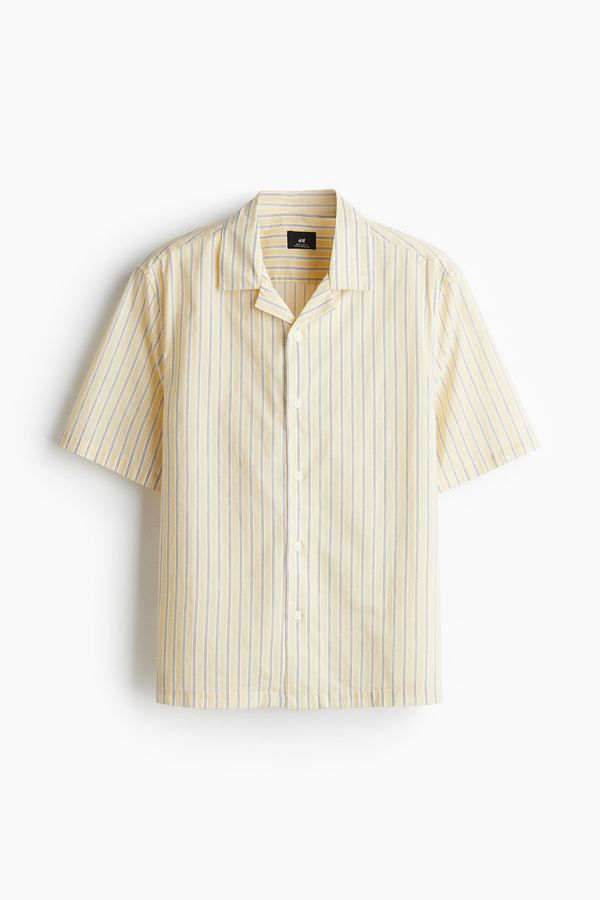 Camisa resort de algodón Regular Fit