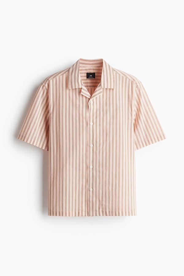 Camisa resort de algodón Regular Fit