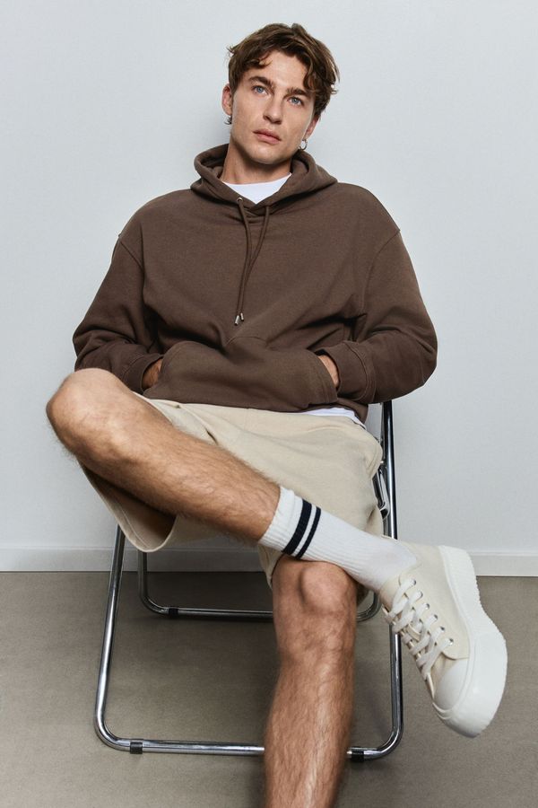 Pantalón corto en sudadera Regular Fit