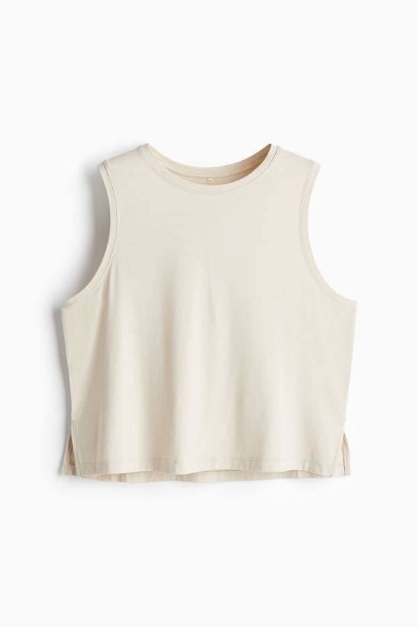 Camiseta de deporte boxy sin mangas con DryMove™