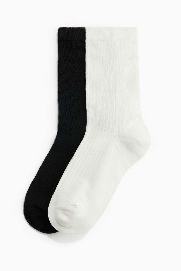 Pack de 2 calcetines de canalé