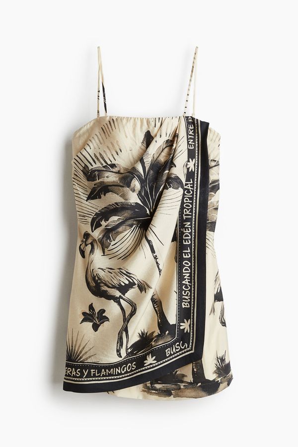 Vestido bandeau drapeado