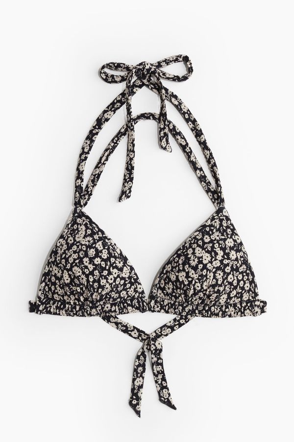 Top de bikini de triángulo con push-up