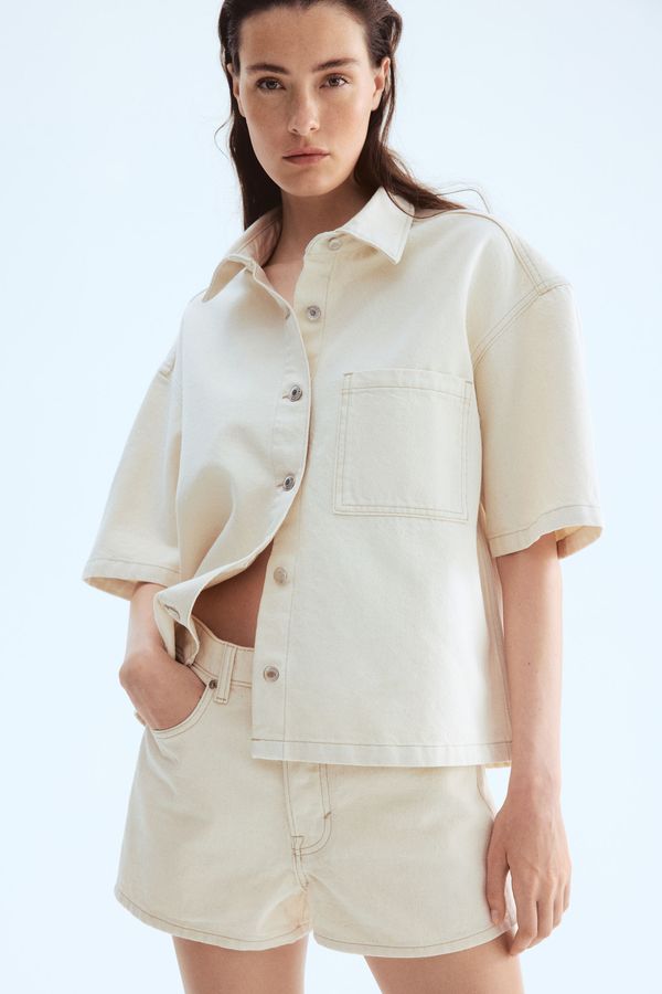 Camisa denim oversize