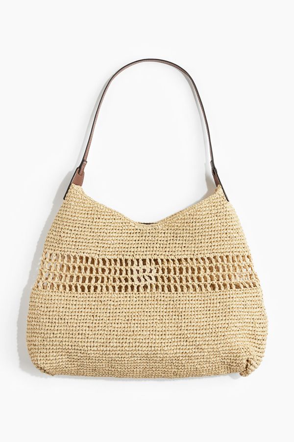 Bolso de hombro en paja