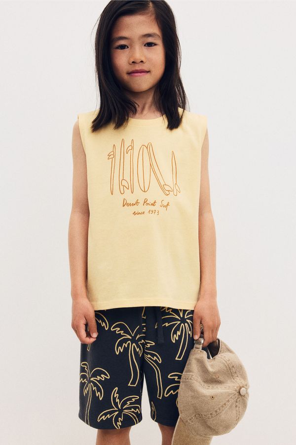 Camiseta sin mangas con estampado