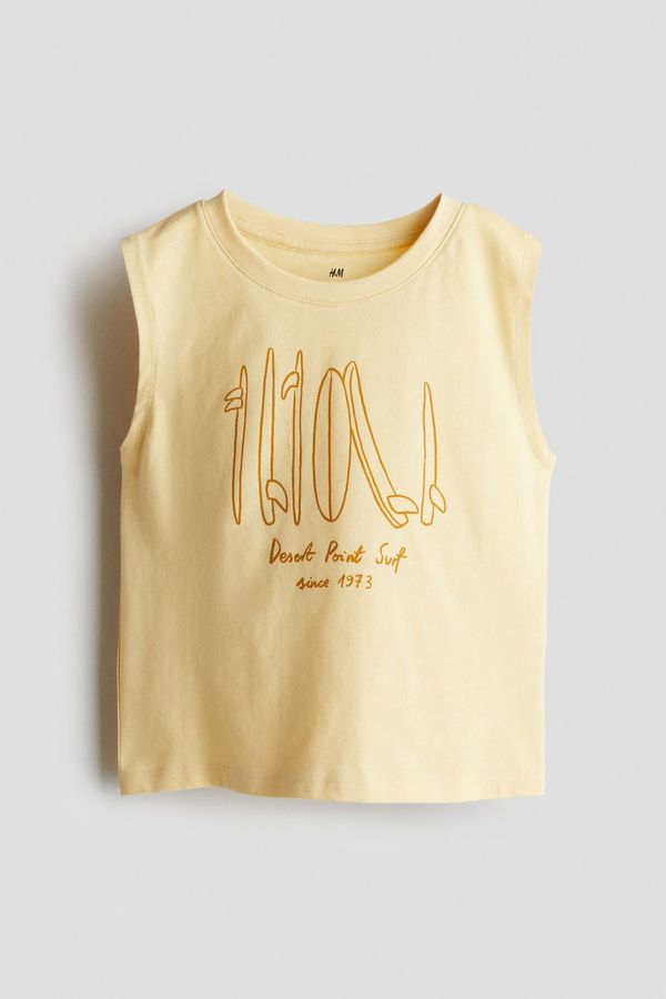 Camiseta sin mangas con estampado