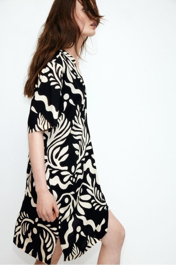 Vestido túnica de viscosa