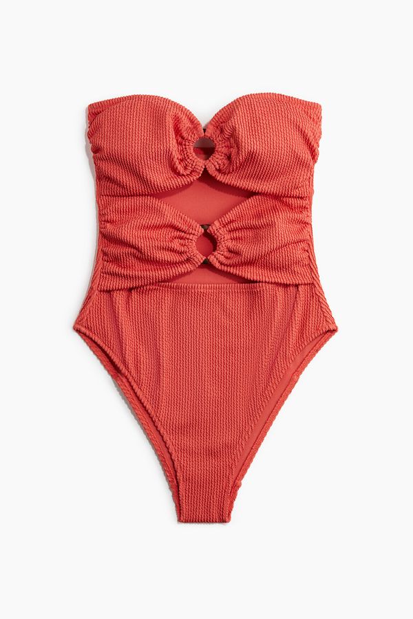 Traje de baño bandeau con relleno