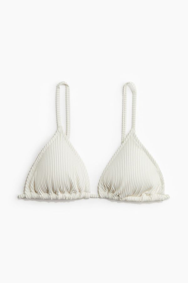 Top de bikini triangular con relleno