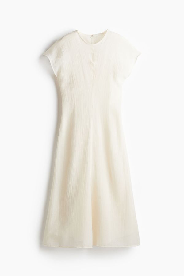 Vestido en mezcla de lino